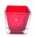 Accubak rood 10x10x10 cm